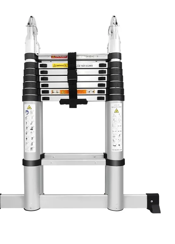 Ladder fully collapsed into compact bundle